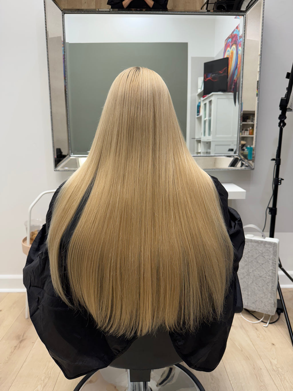 Keratin hair straightening (full course)