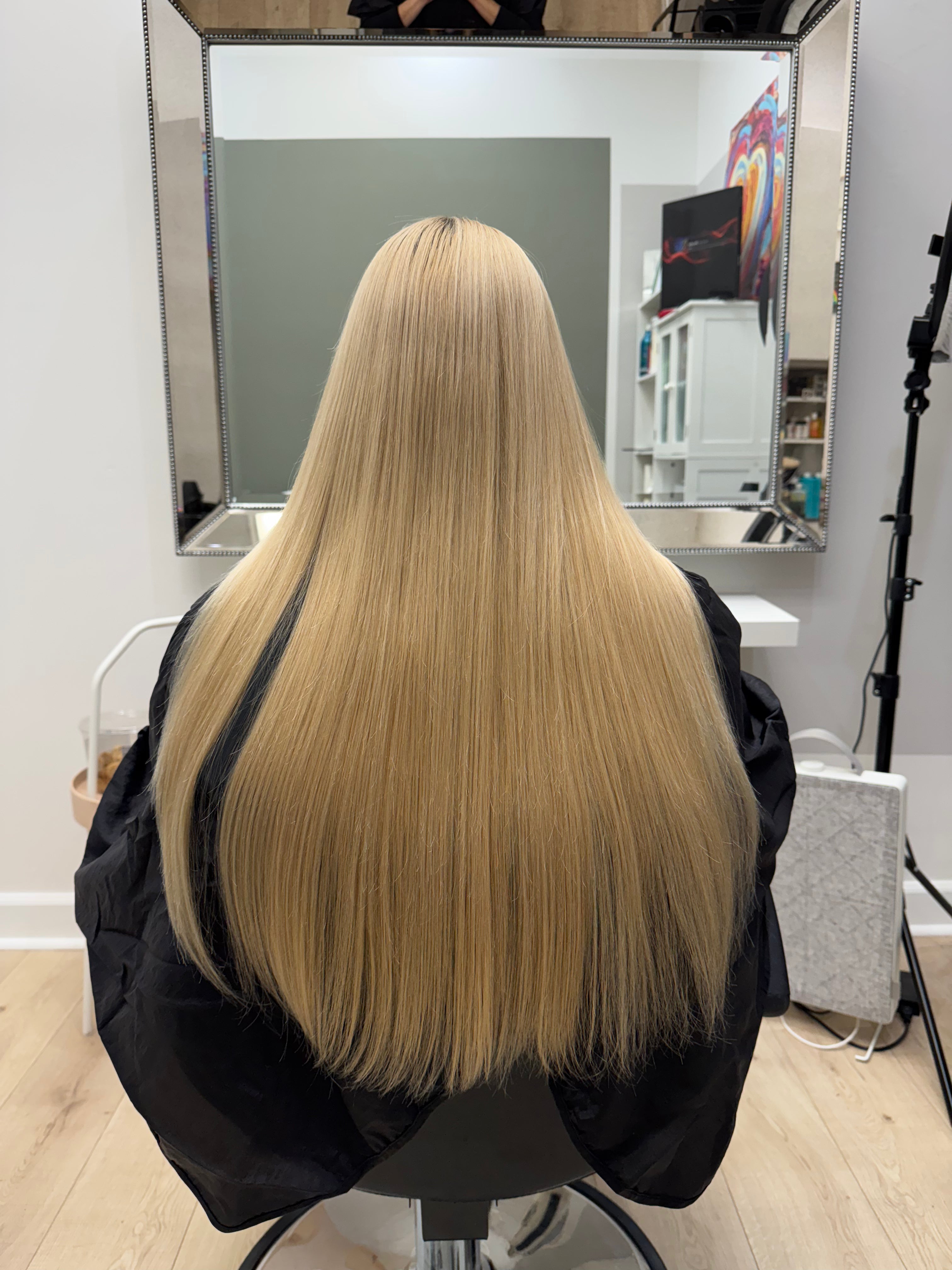 Keratin hair straightening (full course)
