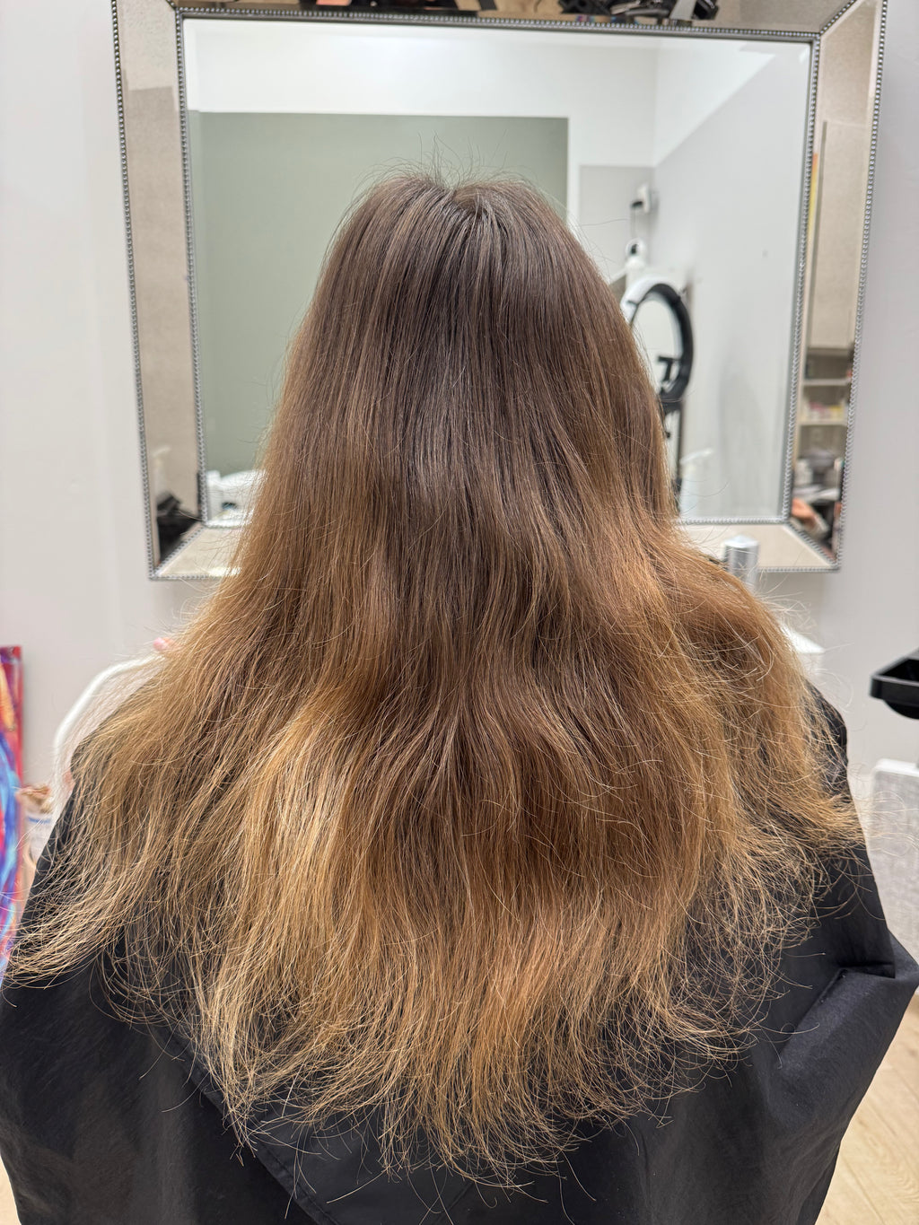 Keratin hair straightening (full course)